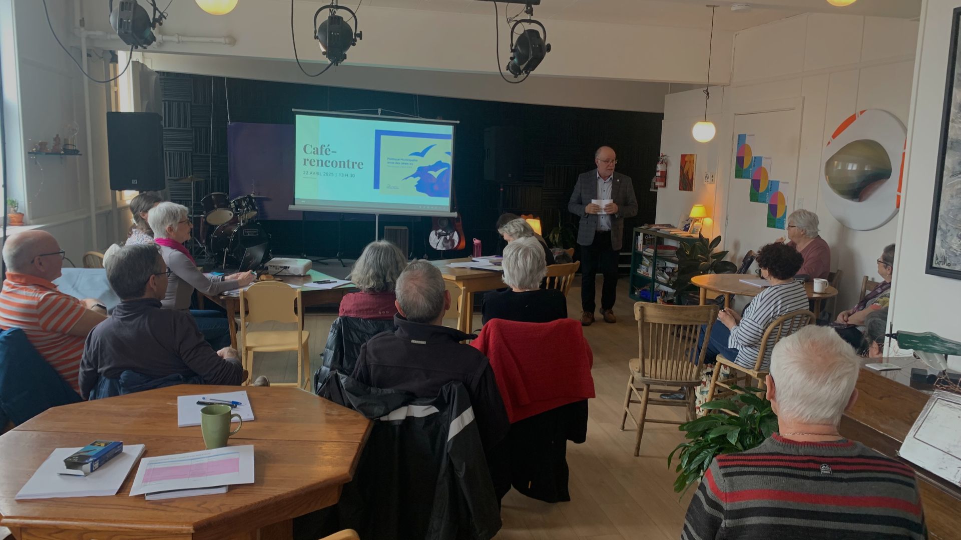 Café-rencontre du comité Municipalité Amie des Aîné-es de Saint-Jean-Port-Joli