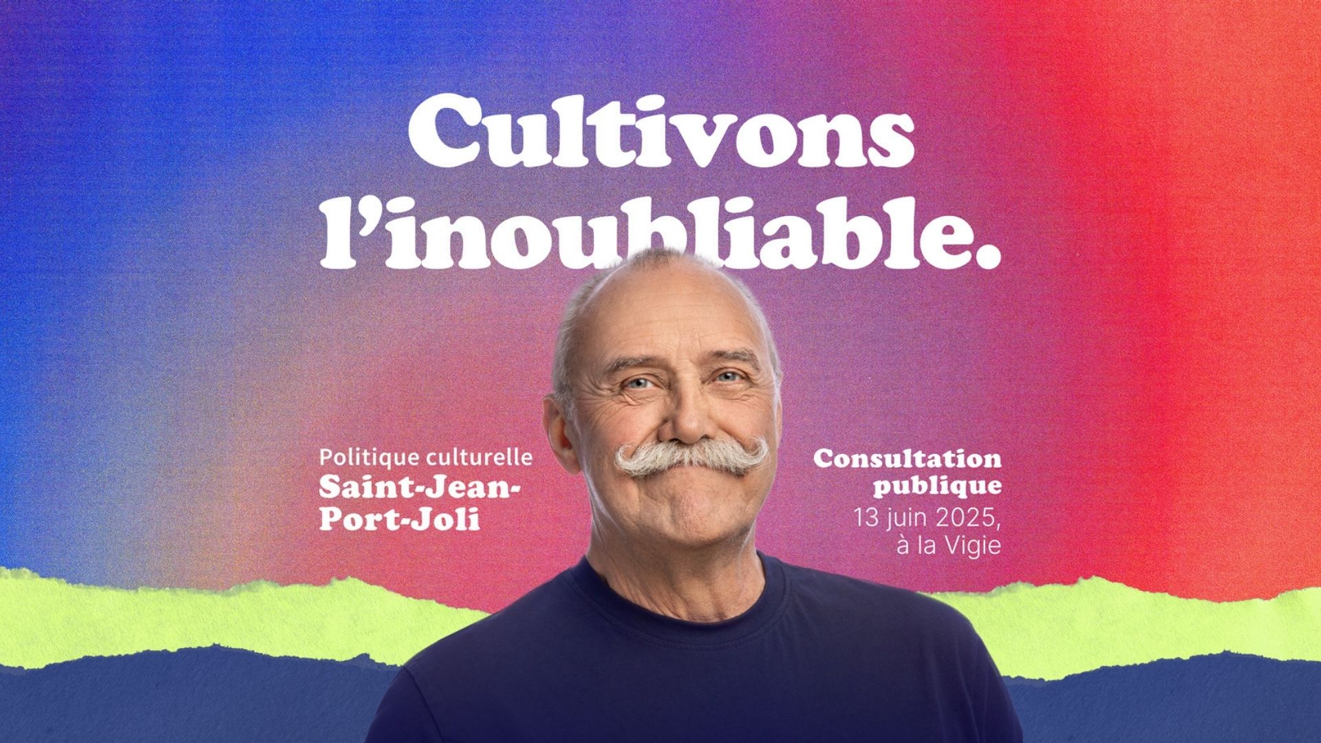 Politique culturelle | Consultation publique à la Vigie